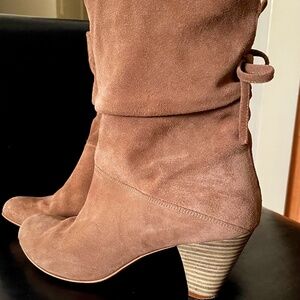 French suede boots
